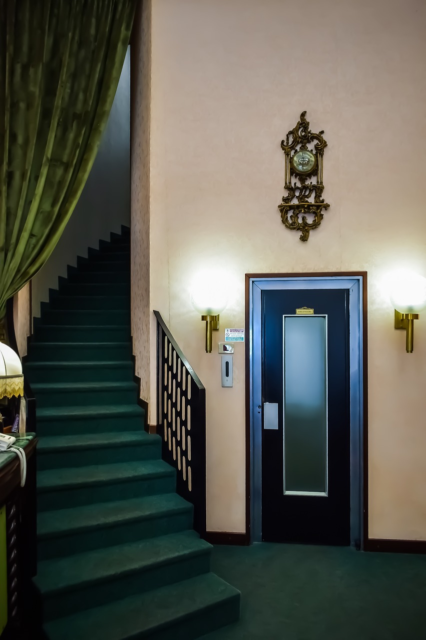 hotel, hall, stairs, lift, interior, architecture, hotel, hotel, hotel, hotel, hotel